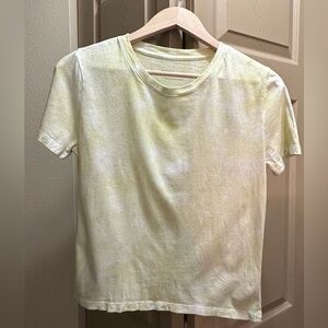 Everlane Soft Cream yellow/green Tee